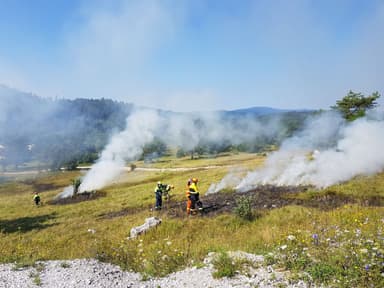 Οριοθετήθηκε άμεσα η φωτιά στον Κουβαρά Αττικής